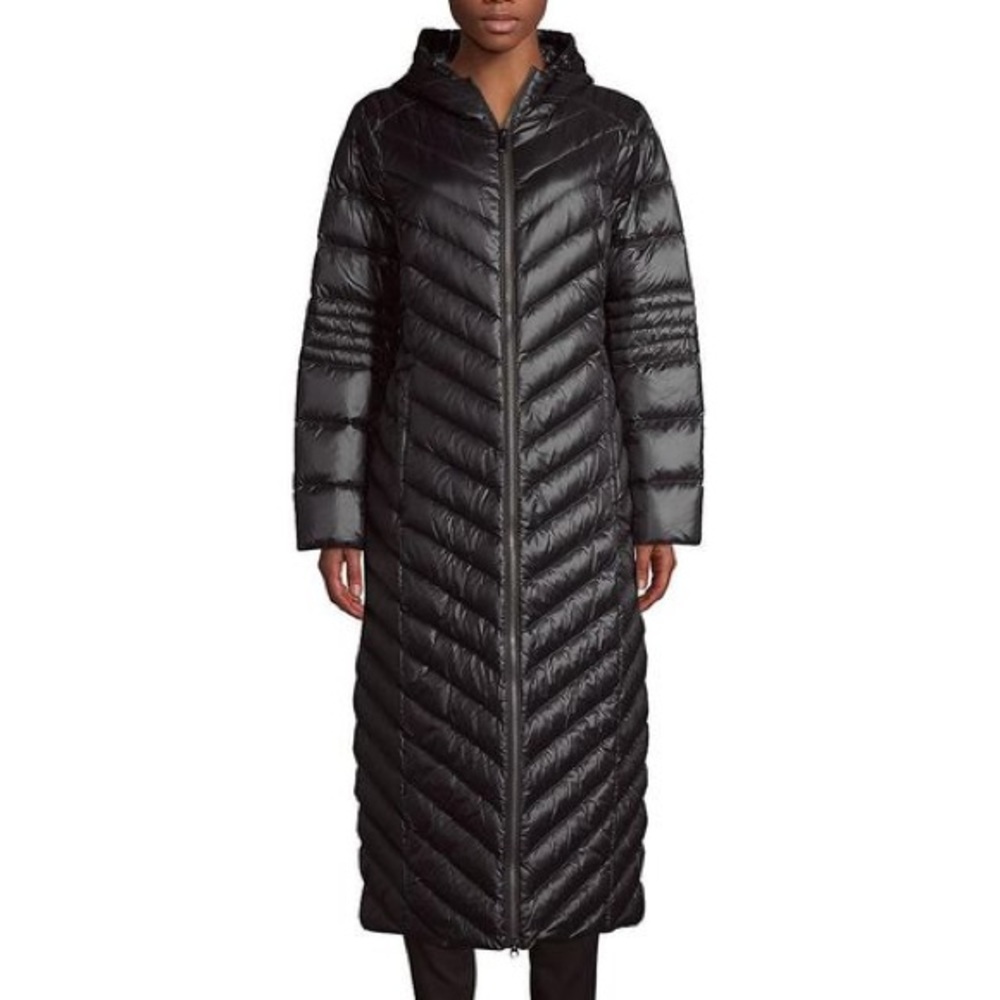 Saks Fifth Avenue Extra Long Puffer Lightweight Down XS